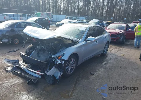 2015 Infiniti Q50 Premium from USA, damaged, VIN JN1BV7AR8FM421324